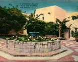 11:- Governor&#39;s Palace Patio And Fountain San Antonio TX Postcard PC1 - $4.99