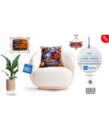 Fall Décor 18x18 Throw Pillow with Insert –100% Linen Cover &amp; 100% Cotto... - €50,36 EUR