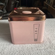 Lincoln Beautyware Vintage Pink Copper Tea Storage Canister - £15.26 GBP