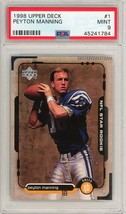 1998 Upper Deck Peyton Manning Rookie #1 PSA 9 P1375 - $84.15
