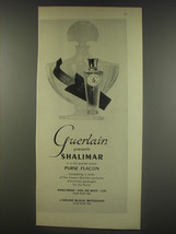 1956 Guerlain Shalimar Perfume Advertisement - £14.76 GBP