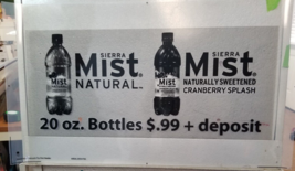 Sierra Mist Cranberry Splash Preproduction Advertising Art Work Bottles ... - $18.95