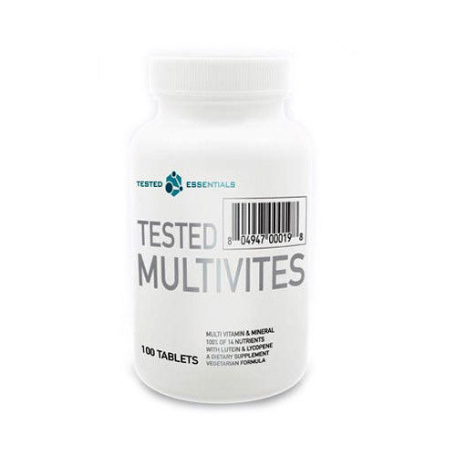 Tested Nutrition Multivites 100 Tabs Multi Vitamin & Minerals 14 Nutrients - $9.17