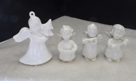 Vintage Goebel Angel figurines Glazed but unpainted 4 figurines - £7.09 GBP