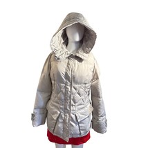 Calvin Klein Small Black Puffy Down Jacket Faux Fur Trim - $64.35
