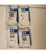 Lot of 4 Genuine HP 60 Ink Cartridges CC643W / CC640W Black / Tricolor S... - $28.48
