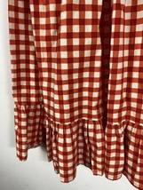 Sweet Leaf Lane Handmade Girls Dress Size 5 Prairie Gingham Check Red Pe... - $39.62