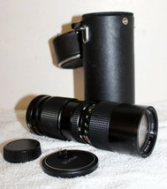 Vivitar 35mm SLR Camera Lens f= 85-205mm Auto Zoom 1:3.8 + Case - £21.57 GBP