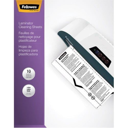 Fellowes 5320603 LAMINATOR CLEANING SHEETS 10PK,DDS MUST BE ORDERED IN M... - $32.53