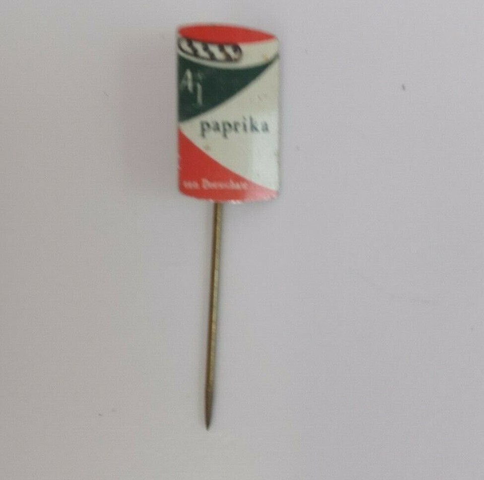 Vintage AJ Paprika Europeon Stick Pinback Lapel Hat Pin - $8.42