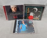 Lot of 3 James Taylor CDs: At Christmas, Mud Slide Slim and the Blue Hor... - £12.14 GBP