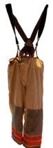 body guard fire resistant turn out pants with suspenders vintage (1986) ... - $47.01