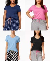Hue Solid Short Sleeve Sleep Tee - $375.42 MXN