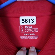 PGA Tour Polo Shirt Men 2XL XXL Red Golf Lightweight Wick Golfer Hiking Casual - £10.17 GBP
