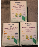 3 pack Hylands Naturals Baby Mucus + Cold Relief Combo Pack Daytime &amp; Ni... - £27.33 GBP