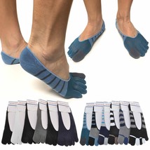 2 Pairs Toe Socks No-Show Women Men Running Five Finger Athletic Invisib... - £14.93 GBP