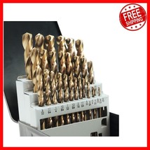 High Performance 29-Piece Cobalt Drill Bits, 135 Degree Twist Design, Du... - $1,844.05 MXN