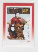 2016 Canada Post Chicago Blackhawks Tony Esposito Great Canadian Goalies Stamp - $3.99