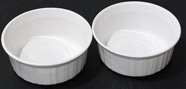 Vintage Corning Ware French White F-16-B Fluted Mini Casserole Dishes ~ ... - $30.00 Vintage Corning Ware French White F-16-B Fluted Mini Casserole Dishes ~ ... - $30.00