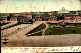 Union Station And State House Providence RI-UNDIVIDED Back 1906 Postcard BK58 - £3.19 GBP