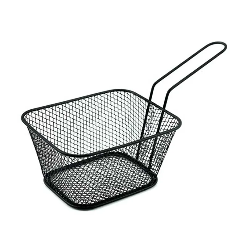 Basket portable stainless steel frying basket fried chicken snacks chip strainer potato thumb200