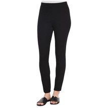 Theory Adbelle Jetty Ankle Pants Size OO Black Ponte Stretch Business Of... - $19.79