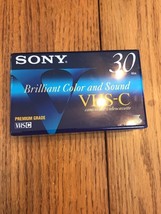 Sealed Sony Brilliant Color VHS-C Camcorder Video Cassette Tape Premium Grade - $16.73