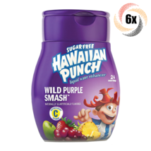 6x Bottles Hawaiian Punch Wild Purple Smash Liquid Water Enhancer | 1.62oz - £24.22 GBP