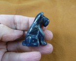 Y-DOG-SC-570 blue gray Scottie SCOTTISH Terrier Schnauzer gemstone dog F... - $18.69
