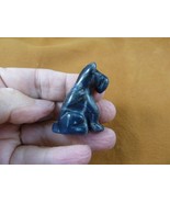 Y-DOG-SC-570 blue gray Scottie SCOTTISH Terrier Schnauzer gemstone dog F... - €15,89 EUR