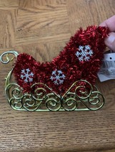 Sleigh Christmas Decoration - $12.52