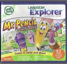 leapFrog Explorer Game Cart Mr. Pencil Saves Doodleburg - £11.55 GBP