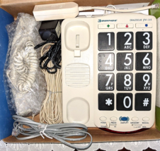 Clarity Ameriphone TALKING PHONE JV35B Single Line Corded Amplified Loud Braille - £26.43 GBP