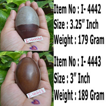 Shiva Lingam Stone,Medium Size,Healing Crystals Stone Lingam~I-4442 &amp; I-4443 - £21.90 GBP+