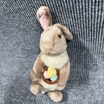 VTG Gund Disney Classic Pooh Rabbit 12” Plush Brown Easter Bunny Basket Eggs - $21.69