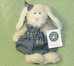 1998 Boyds Bears Cara Z Bunnyhugs Jointed Plush Rabbit 10" Vintage Bearwear Tags - $10.80