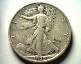1920-S WALKING LIBERTY HALF VERY FINE VF NICE ORIGINAL COIN BOBS COINS F... - £113.62 GBP