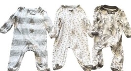 Baby Clothes Lot 0-3 Months Burt’s Bees Janie Jack Cat Jack Bundle image 9