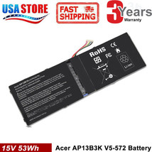 Ap13B3K Ap13B8K Battery For Acer Aspire R7 V7 V5-573G 552G 472P 473Gp Top - £34.60 GBP