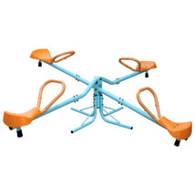Outdoor Kids Spinning Seesaw Sit and Spin Teeter Totter Outdoor Playground Equip - £69.22 GBP
