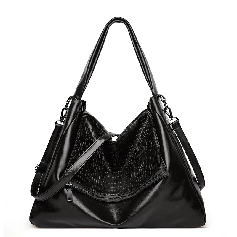 Fashion Luxury Handbag Women Large Tote Bag Female PU Leather Messenger ... - $46.19