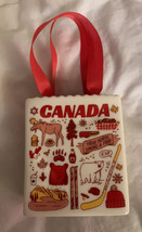 Starbucks Christmas Holiday 2019 CANADA Been There Shopping Tote Ornament - NEW - £19.07 GBP