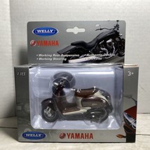 Yamaha 1999 Vino YJ50R Scooter Motorcycle Bike Toy Welly Model 12142 1:18 Scale - $21.68