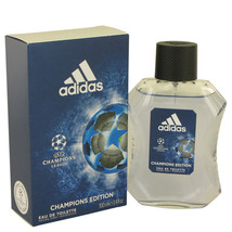 Adidas Uefa Champion League Eau De Toilette Spray 3.4 Oz For Men  - £18.05 GBP