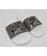 NIKE Womens Sz 8 Victori One Slide Sandals Snake Print White CN9676-007 ... - $19.99