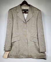 Escada Margaretha Ley Blazer Jacket Women&#39;s EUR 42 Virgin Wool Silk Vintage NWT - £237.34 GBP