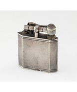 Dunhill Silverplated Lighter With Diamond Pattern 143752 - £356.11 GBP