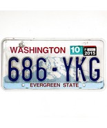 2015 United States Washington Evergreen Passenger License Plate 686-YKG - $18.80