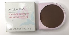 Mary Kay Powder Perfect Pressed Powder D Shape #6254 Ebony Bronze NOS - £7.72 GBP