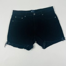 Gap 5&quot; Cut Off Womens Denim Shorts Size 12/31 Regular Black Stretch - £14.69 GBP